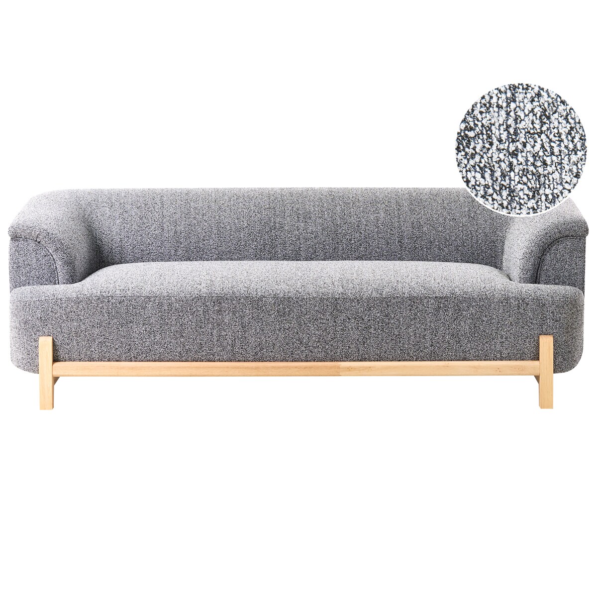 Sofa dla 3 osób ALNOR Ciemnoszary