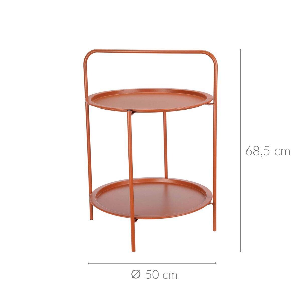 Stolik metalowy okrągły, Ø 50 x 66 cm