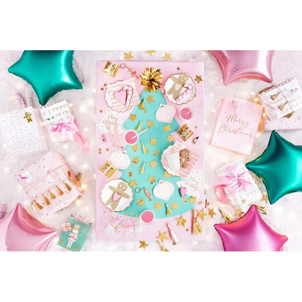 Naklejki świąteczne Skrzaty, mix