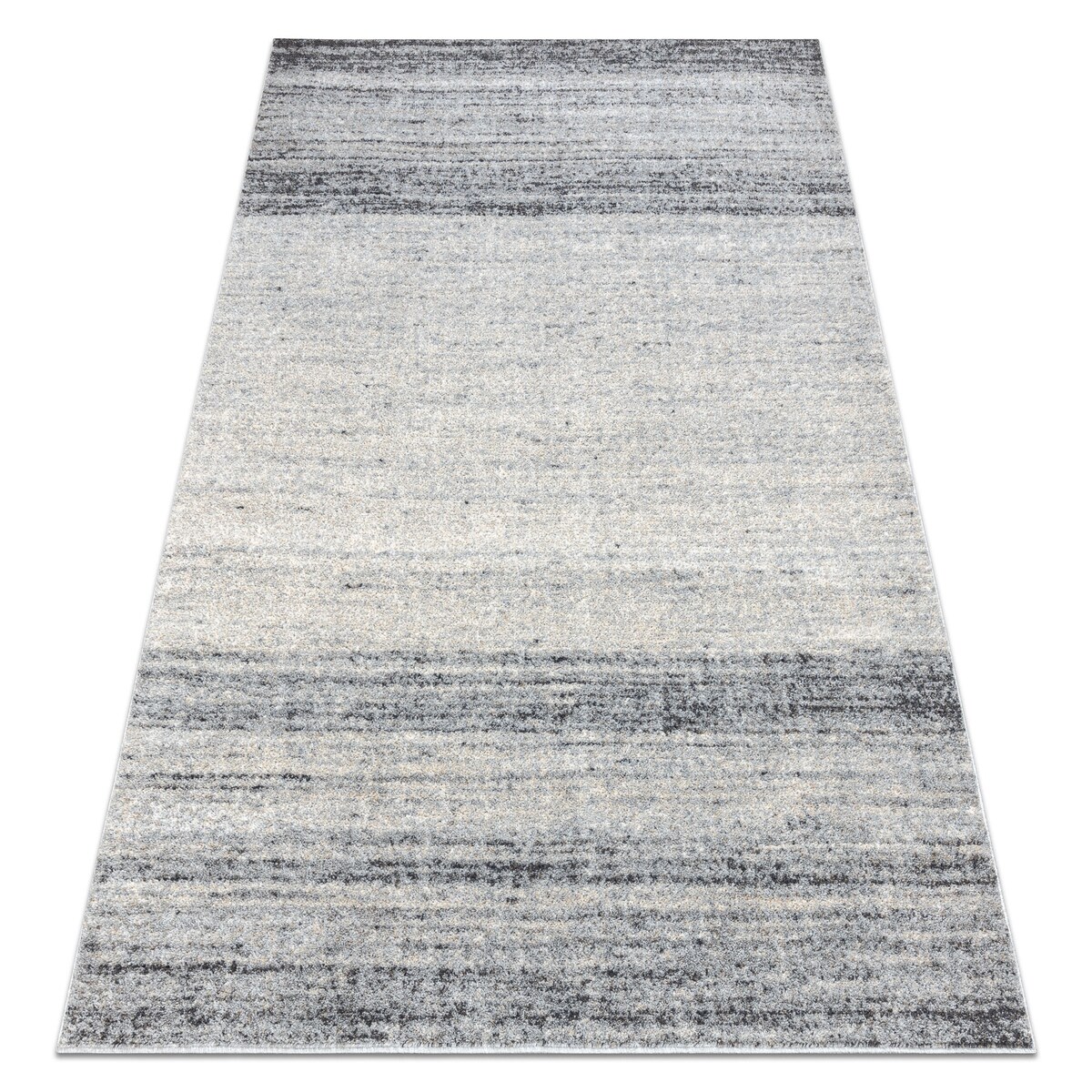 Dywan FUSION 8252 jasny szary / ciemny szary 80x150 cm