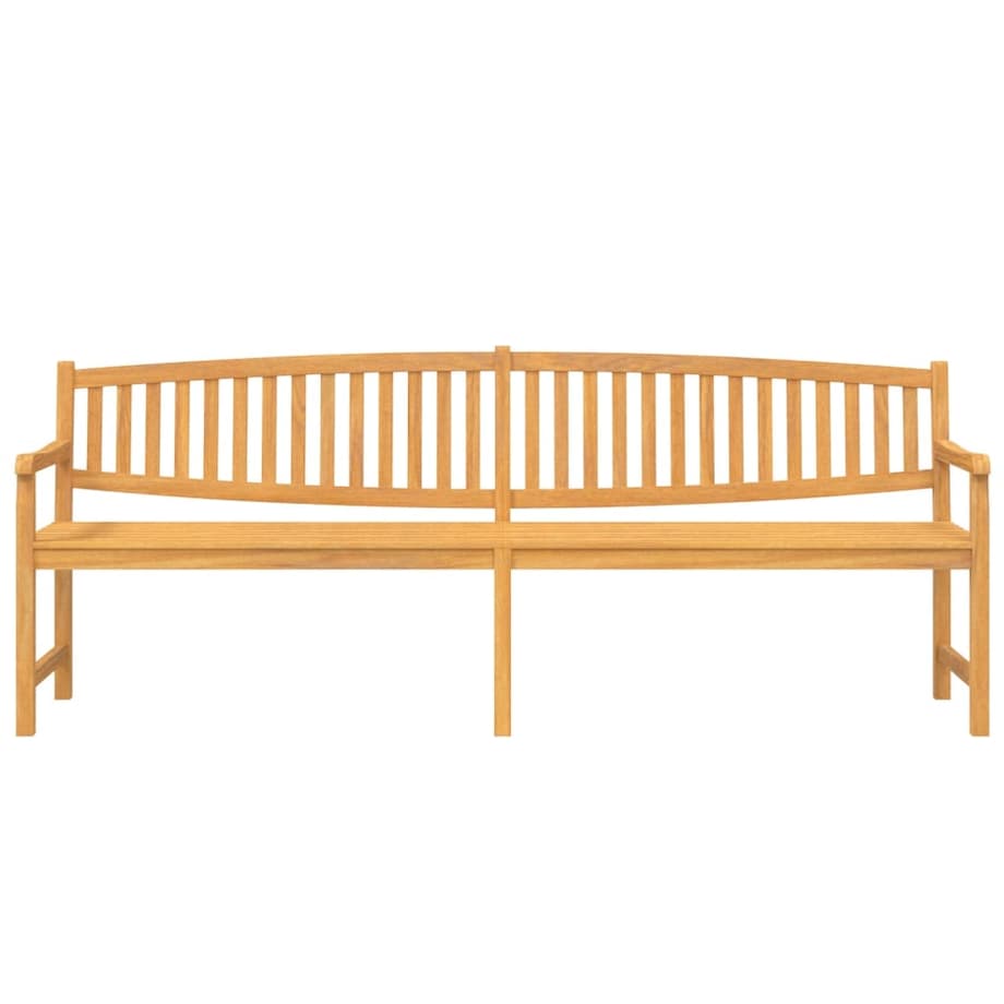 vidaXL Ławka ogrodowa, 228x59,5x90 cm, lite drewno tekowe