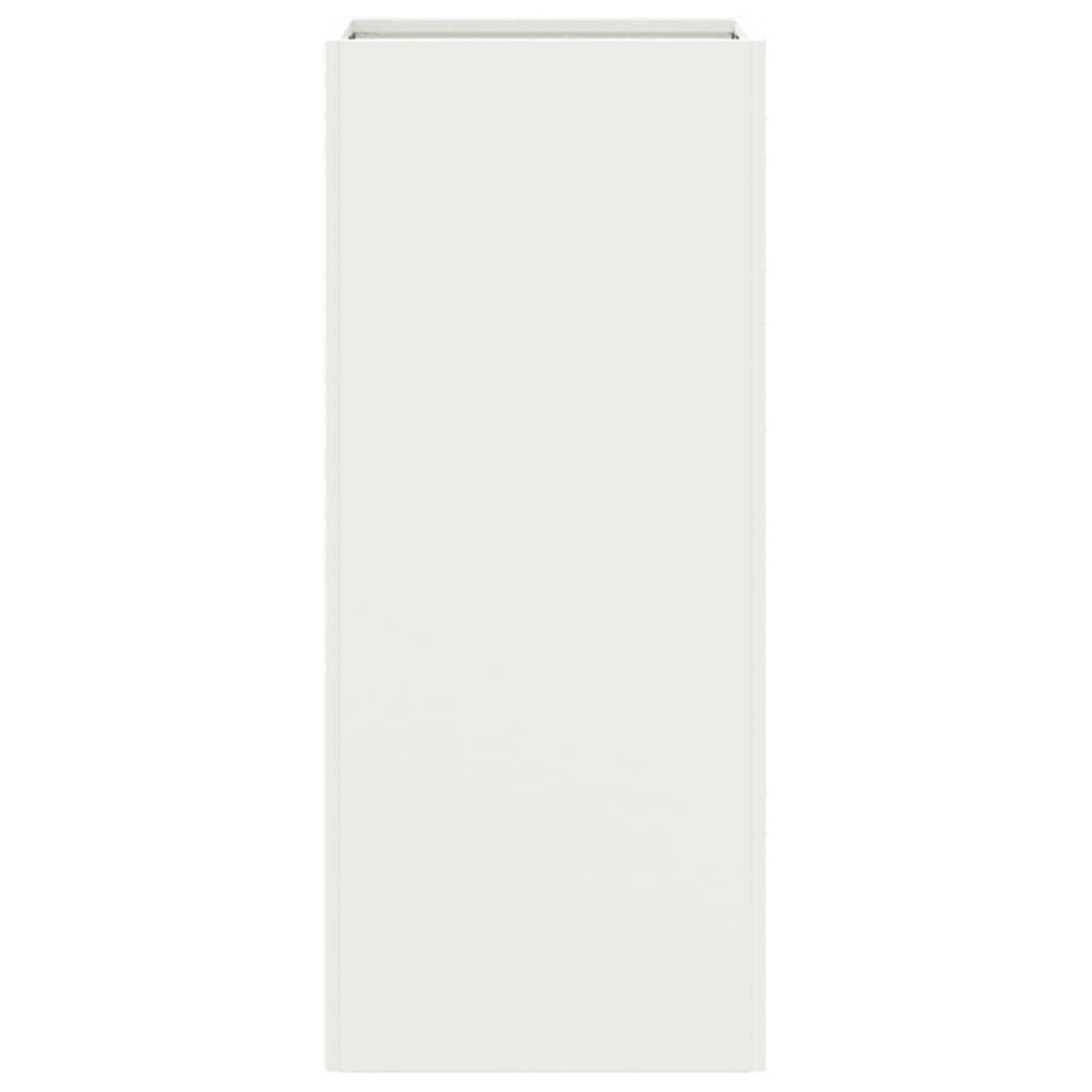 vidaXL Donica, biała, 32x29x75 cm, stal