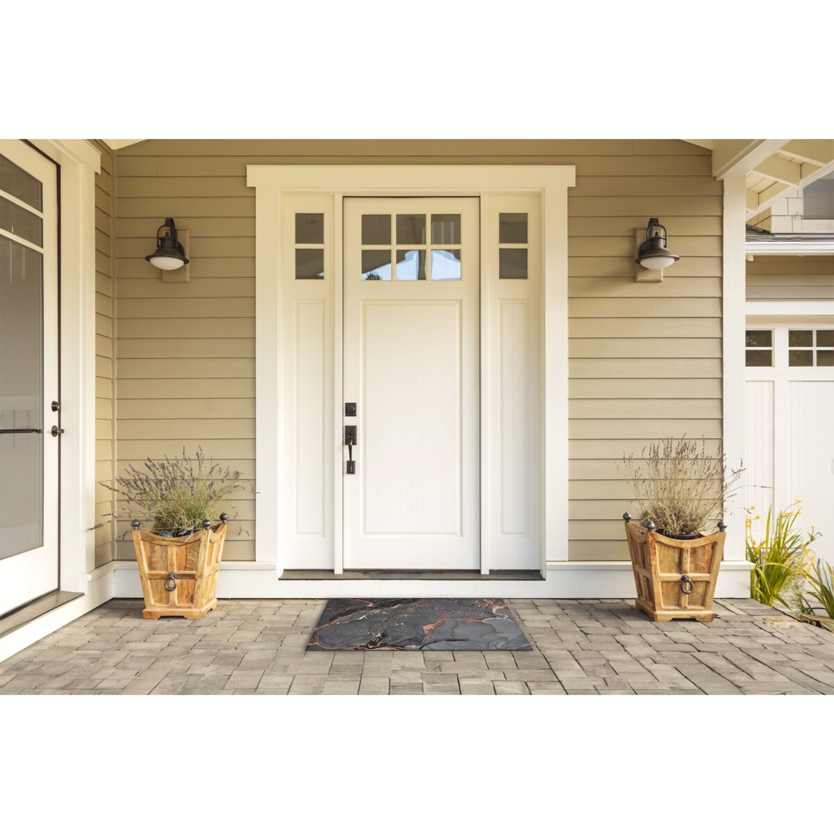 Wycieraczka zewnętrzna Szary marmur 90x60cm