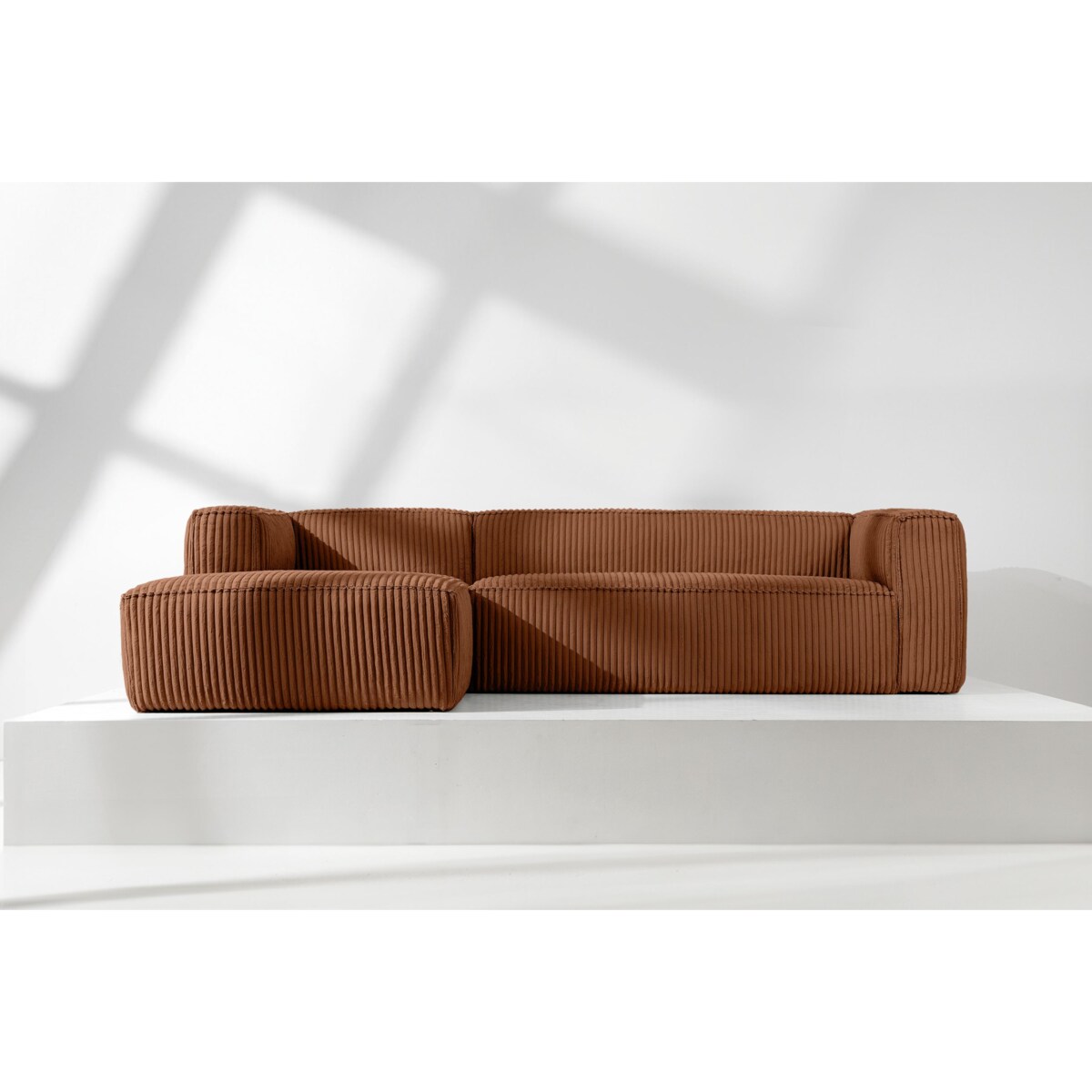 KONSIMO FEROX Duży narożnik lewy, rudy