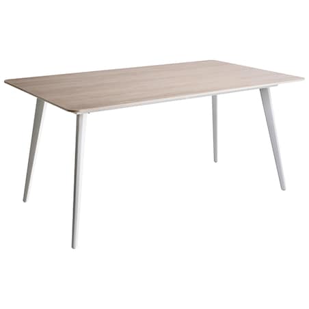Stół ogrodowy RODALLO 160 cm 90 cm Kamień Efekt trawertynu