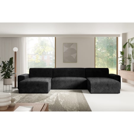 Narożnik COCO U z funkcją spania Kolor: TILIA 100