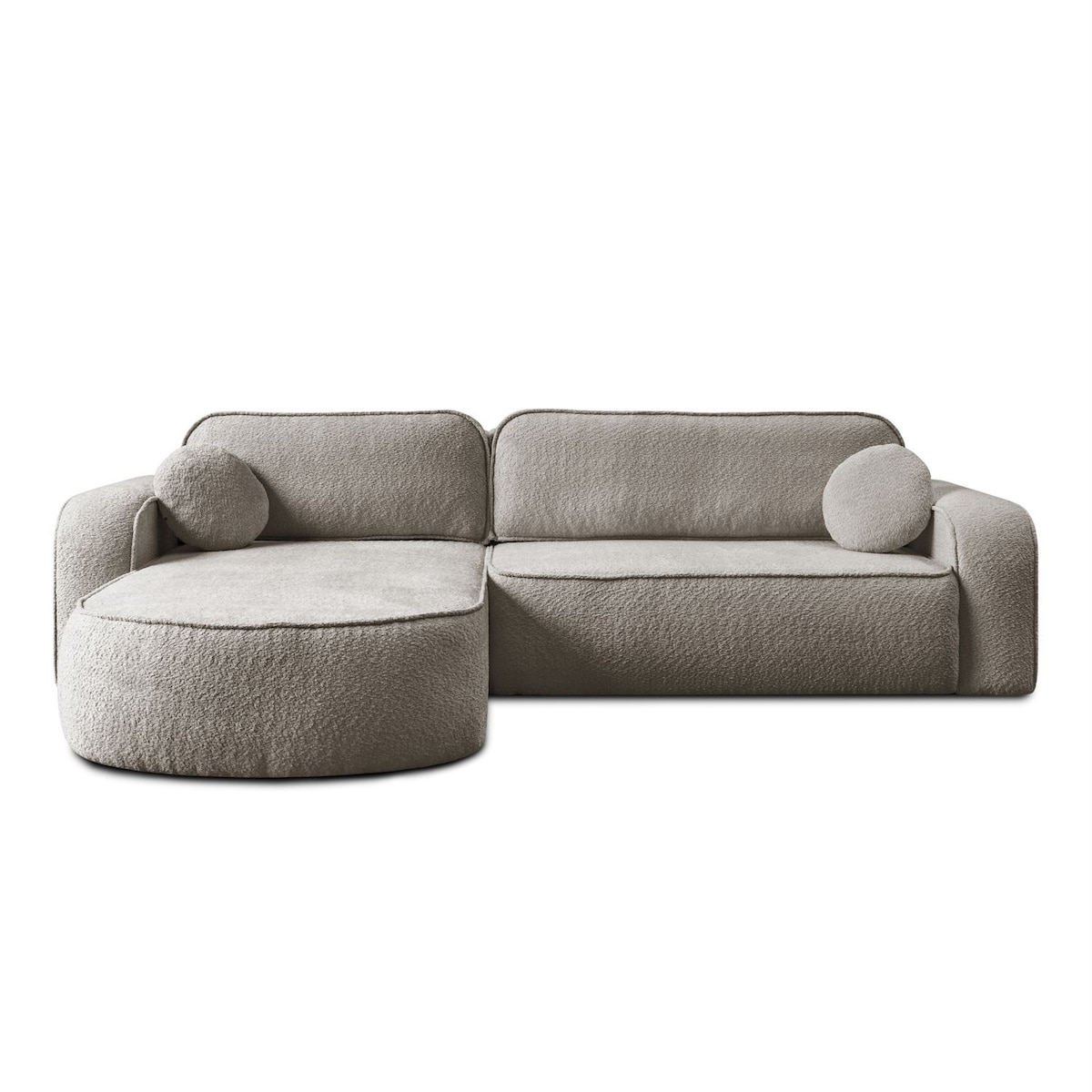 Rozkładany narożnik VENUS II z pojemnikiem na pościel, Coral 50