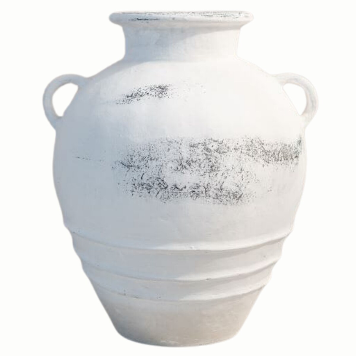 WAZON Z TERRAKOTY BRAWO BIAŁY