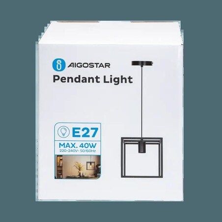 metalowa lampa wisząca, e27 jednopunktowa loft 120 cm