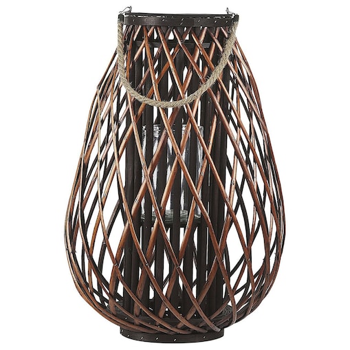 Lampion KIUSIU Wierzba 60 cm Brązowy
