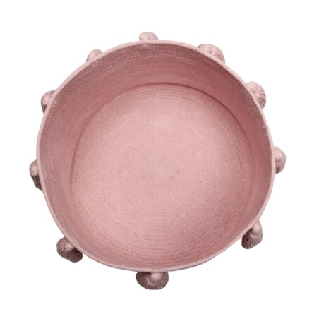 Kosz Basket Tassels Pink