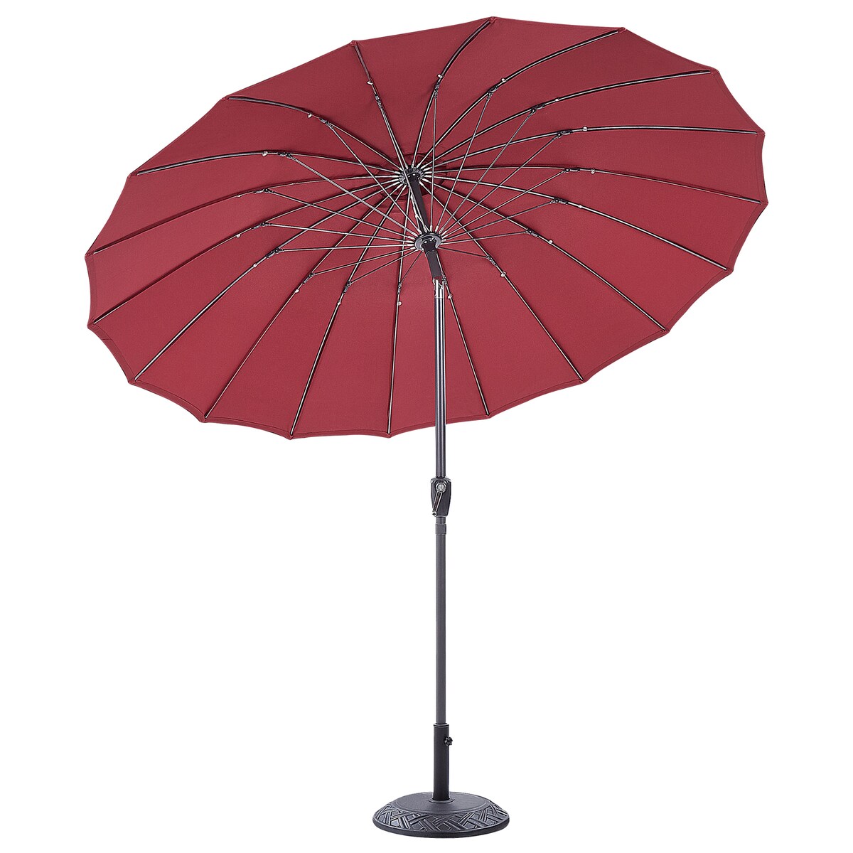 Parasol ogrodowy 255 cm BAIA Bordowy