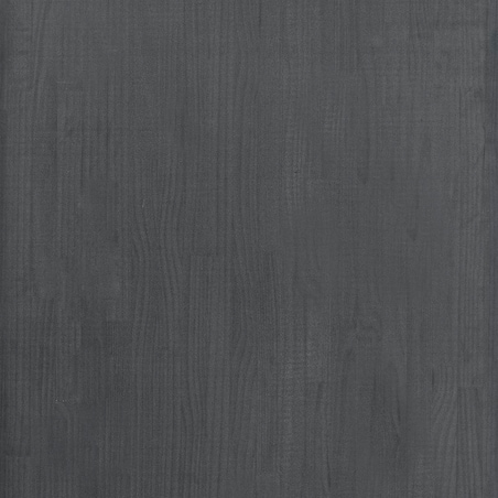 vidaXL Regał na książki, szary, 60x30x210 cm, lite drewno sosnowe