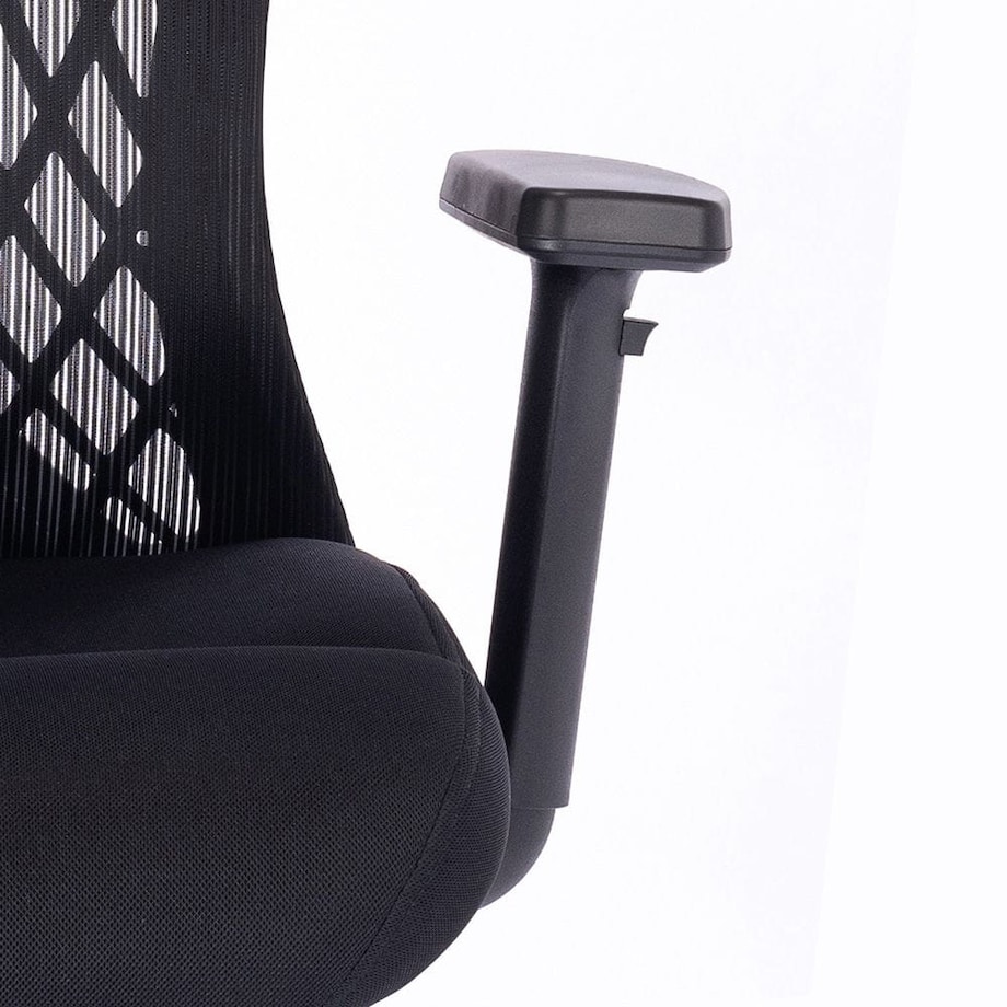 FOTEL BIUROWY ERGONOMICZNY AVERY CZARNY