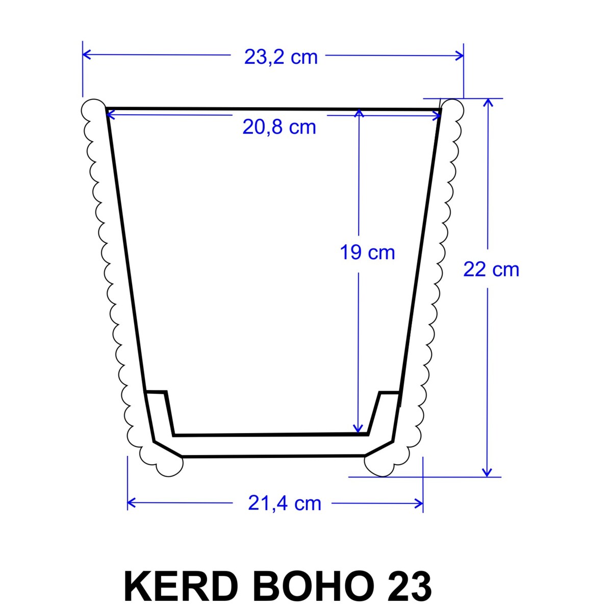 23 BOHO jutowa osłonka na doniczkę koszyk naturalny sznurek z trawy plecionej JUTA styl skandynawski etno loft wzór 23/200
