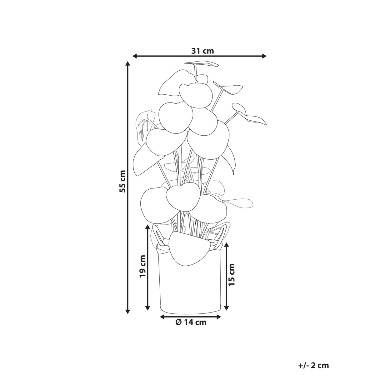 Sztuczna roślina KIBETI