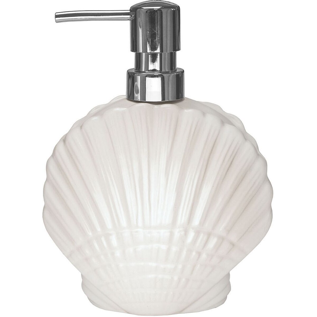 Kleine Wolke Concha Dozownik do mydła biały ceramika