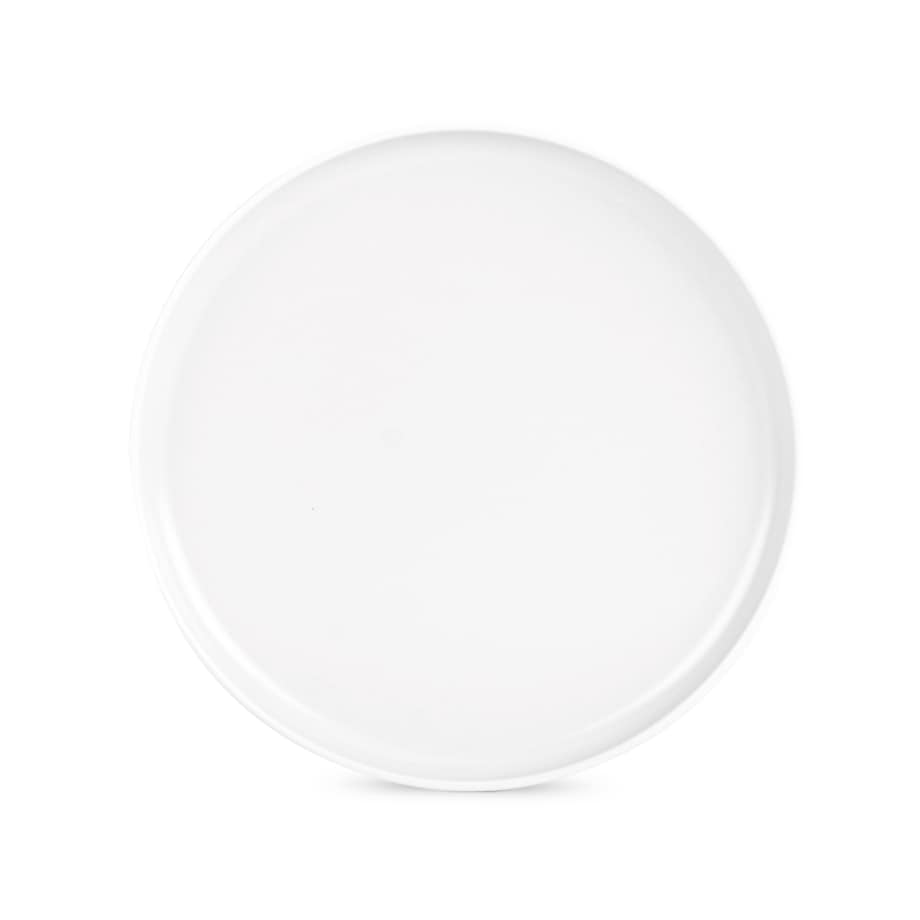 KONSIMO VICTO Zestaw obiadowy 6-osobowy czarno-biały/szaro-biały (24 elementy)