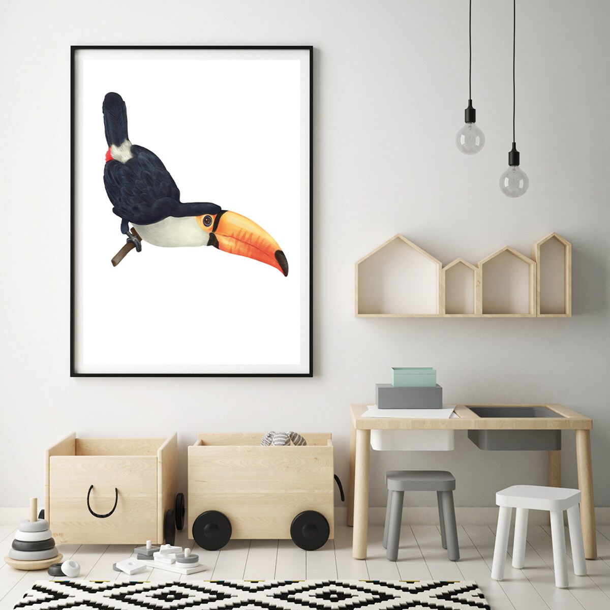 Plakat dla dzieci Tukan 30x40