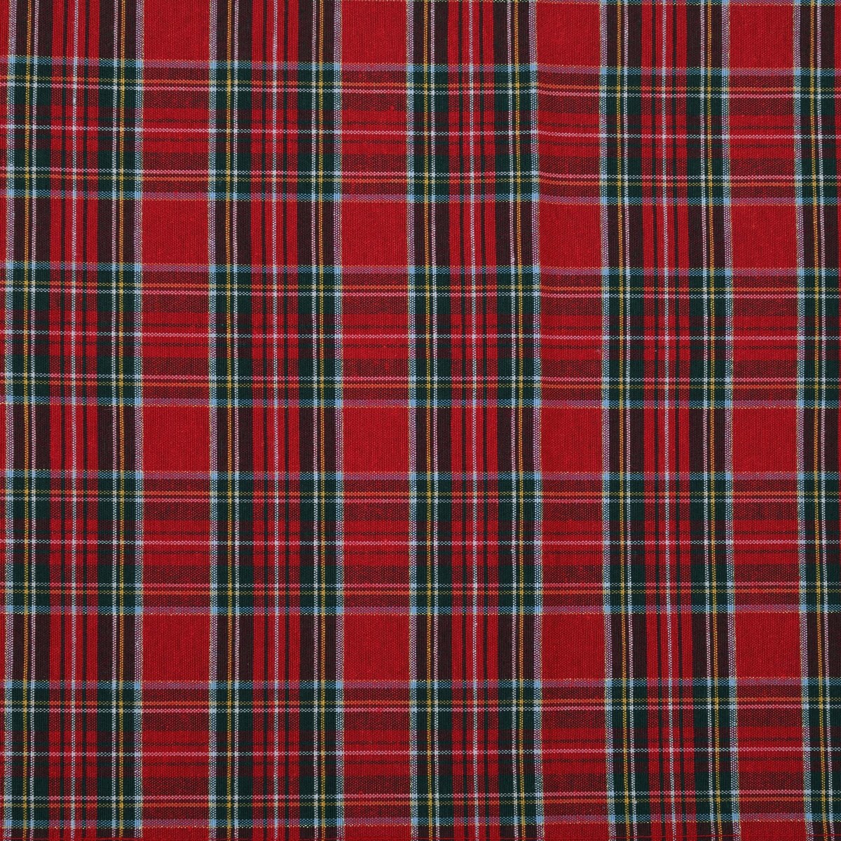 Obrus Red Tartan - 130 cm x 250 cm - idealny dla 6 osób