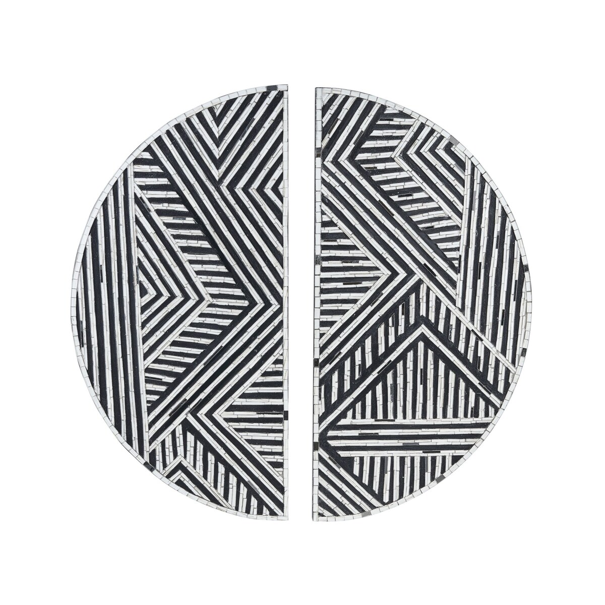 Dekoracja ścienna czarno-biała MANDAU