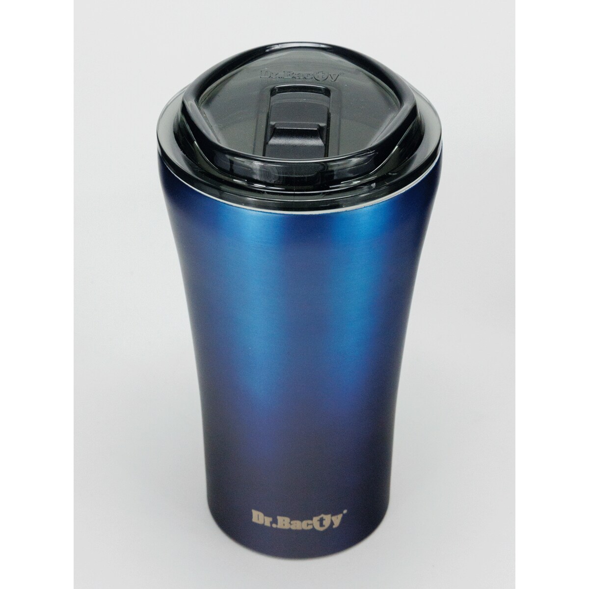 Kubek termiczny na kawę Dr.Bacty Apollo 2.0 "Ryby" - 360 ml - Monaco Blue