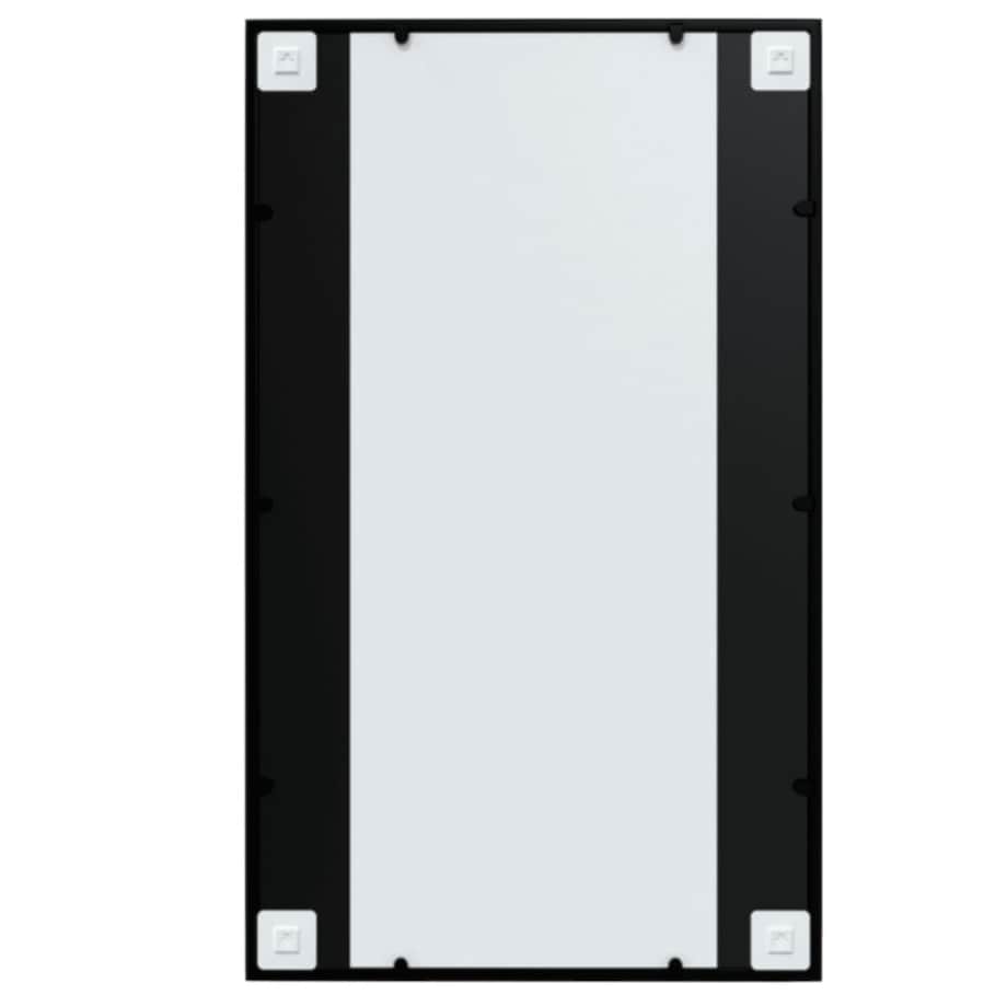 vidaXL Lustra ścienne, 2 szt., czarna rama, 100 x 60 cm, metal