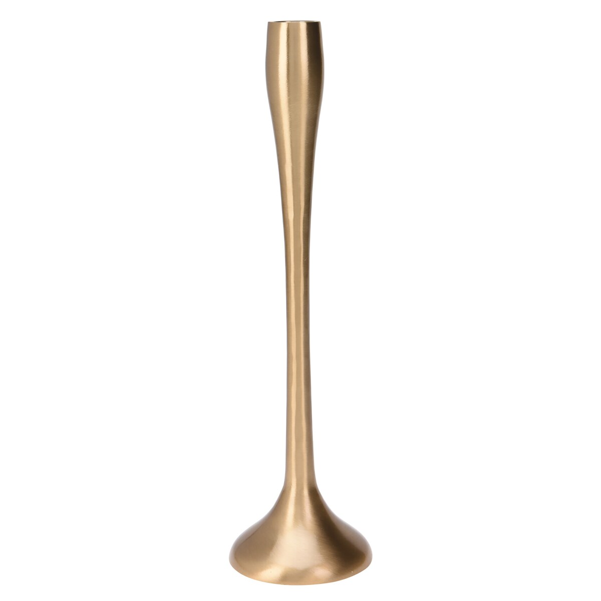 Świecznik Metalowy Pojedynczy Na Świecę Świeczki Świąteczny Glamour 31 cm