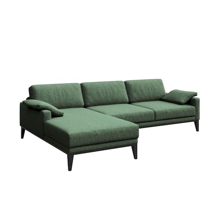 Sofa narożna Musso Ciemnozielona