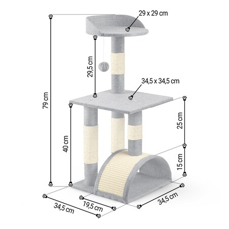 Drapak dla kota legowisko domek wieża zabawka Pethaus