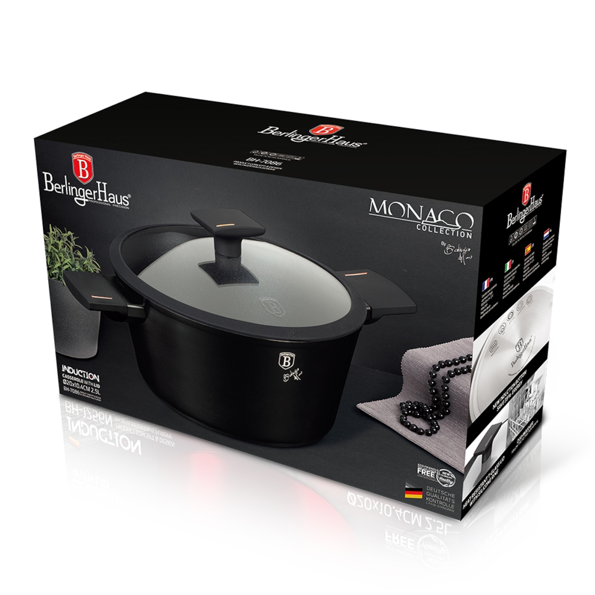 Garnek Tytanowy 20cm BerlingerHaus BH-7086 Monaco