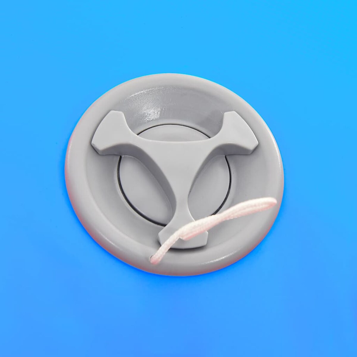 vidaXL Dmuchany wałek gimnastyczny z pompką, 120x90 cm, PVC, niebieski