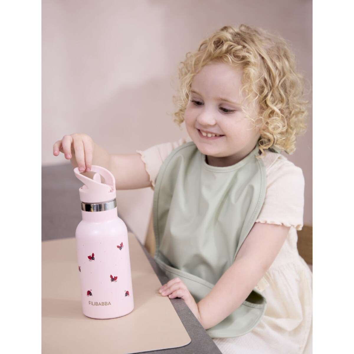 Filibabba Butelka na wodę ze stali Nierdzewnej Lucky