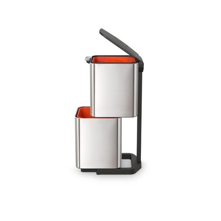 Kosz do segregacji śmieci stalowy Totem Max, 60 l, Joseph Joseph