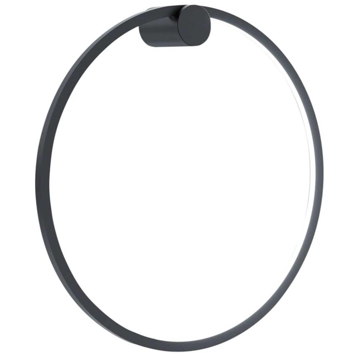 Pierścieniowy kinkiet ścienny Saturno ML8850 Milagro LED 25W 4000K IP44 czarny