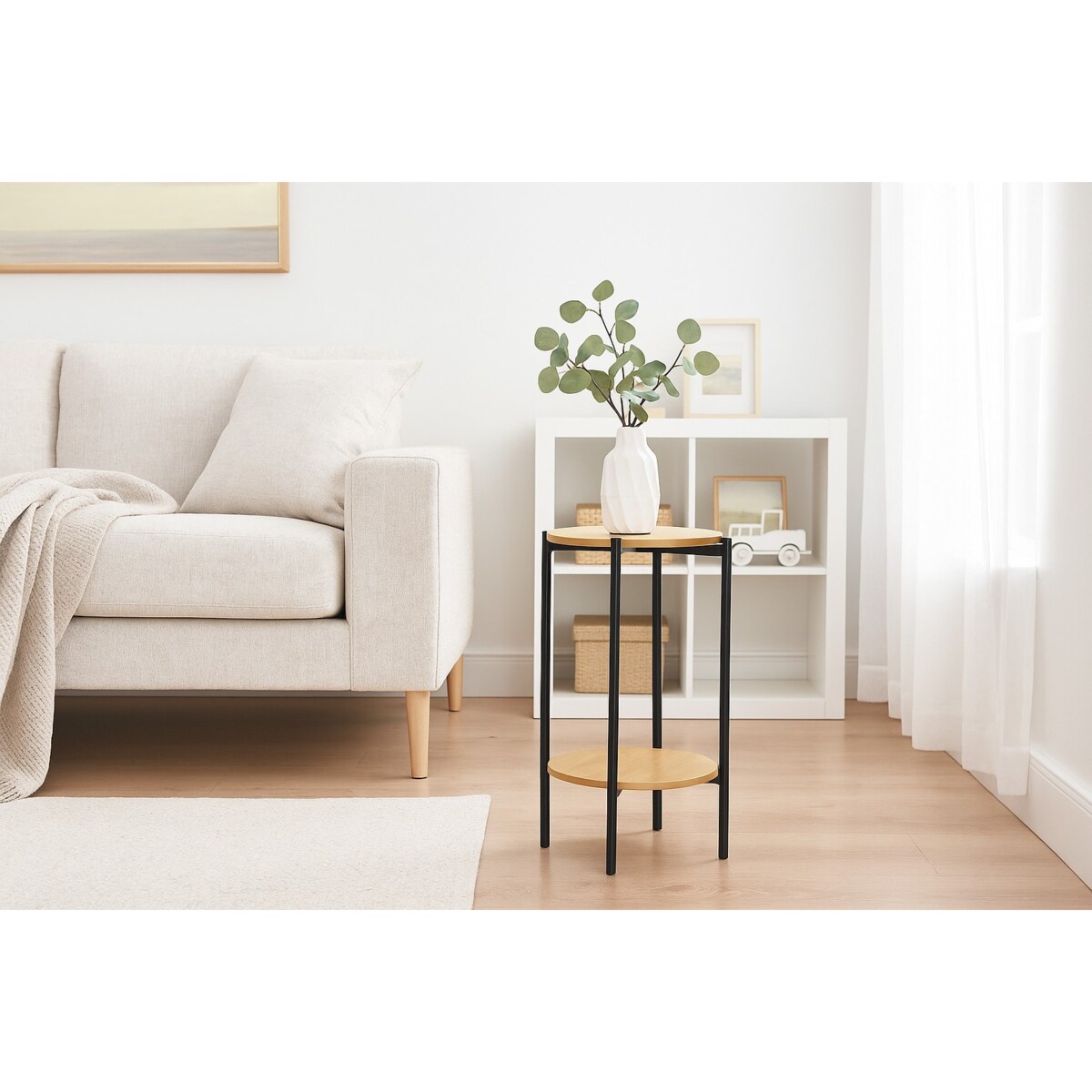 Stolik pomocniczy wysoki KIRO, Ø 31 x 61 cm