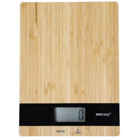 Elektroniczna waga kuchenna 1g 5kg bambus KINGHOFF