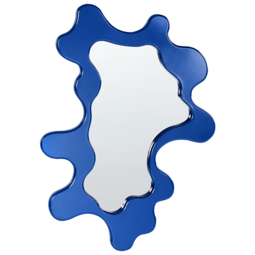 Lustro ścienne ROSCOFF 59 x 80 cm Niebieski