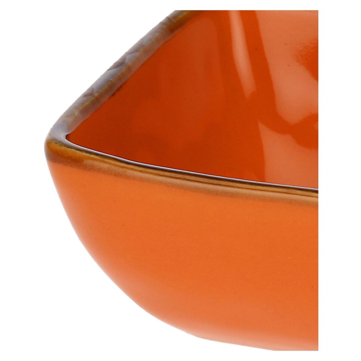 Zestaw 6 kwadratowych miseczek Concerto Arancione - Pomarańczowy, 8 cm