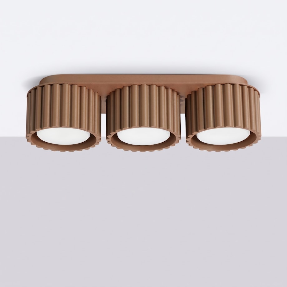 Plafon AURA 3 mocca Gx53