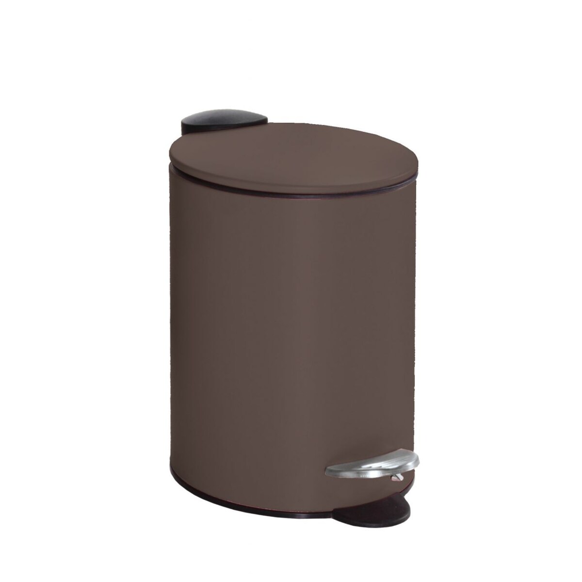 Kleine Wolke Silence Kosz łazienkowy brązowy wkład/ciche zamykanie 3 litry