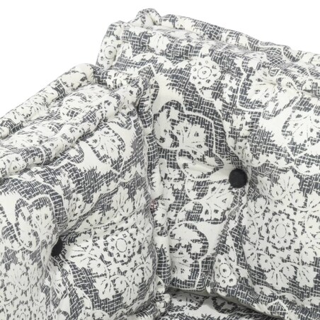 vidaXL Poduszki na sofę z palet, tkanina, jasnoszary patchwork