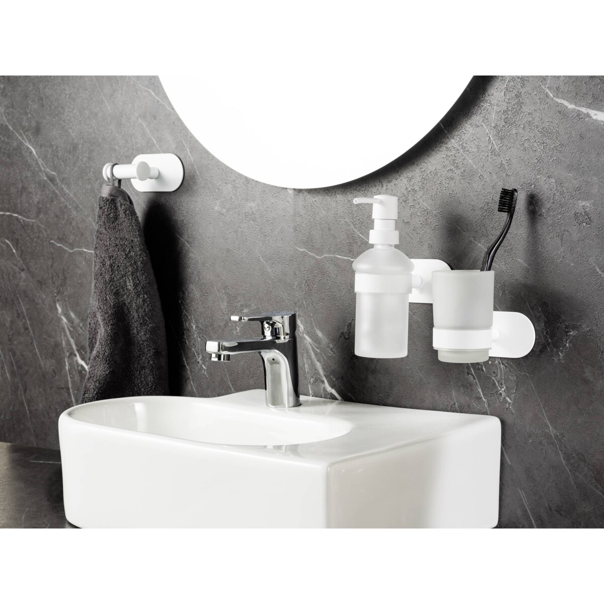 Dozownik na mydło OREA, Turbo - Loc, Wenko