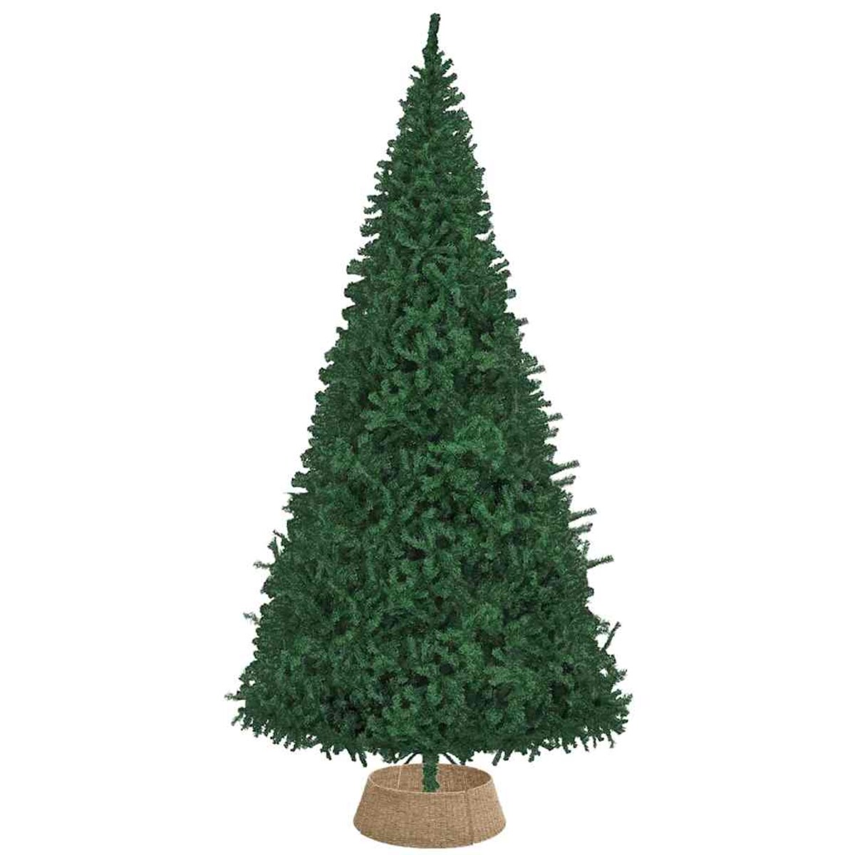 vidaXL Kołnierz do Choinki Brązowy 90 x 90 x 28 cm Trawa morska