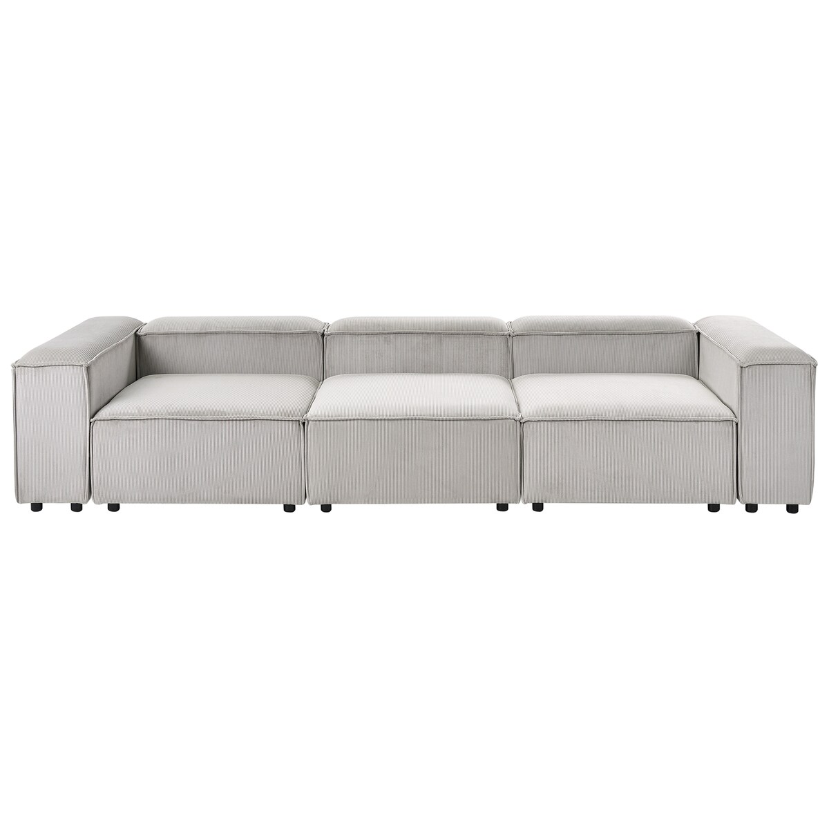 ARDAL dla 3 osób Sofa modułowa Beżowoszary Sztruks