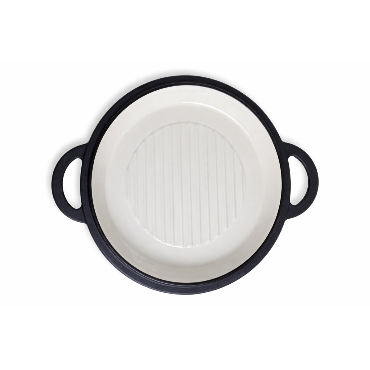 Kociołek żeliwny garnek na ognisko 2w1 emaliowany 10L grill ROSSNER