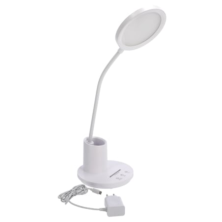 Lampka Biurkowa Led Szkolna Trzy Barwy Światła Do Pracy Z Pojemnikiem