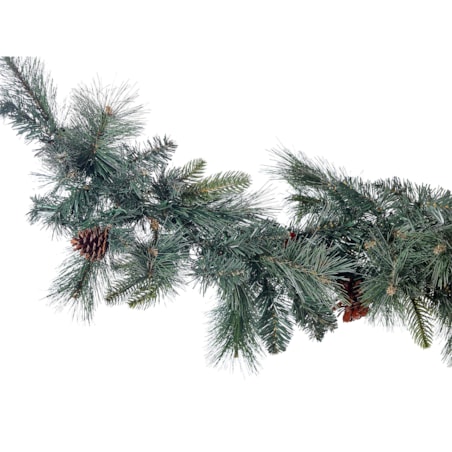 Świąteczna girlanda ze światełkami 270 cm zielona KAMERUN