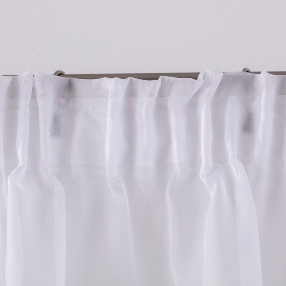 Lambrekin łuk Lily z koronką 200x80 biały