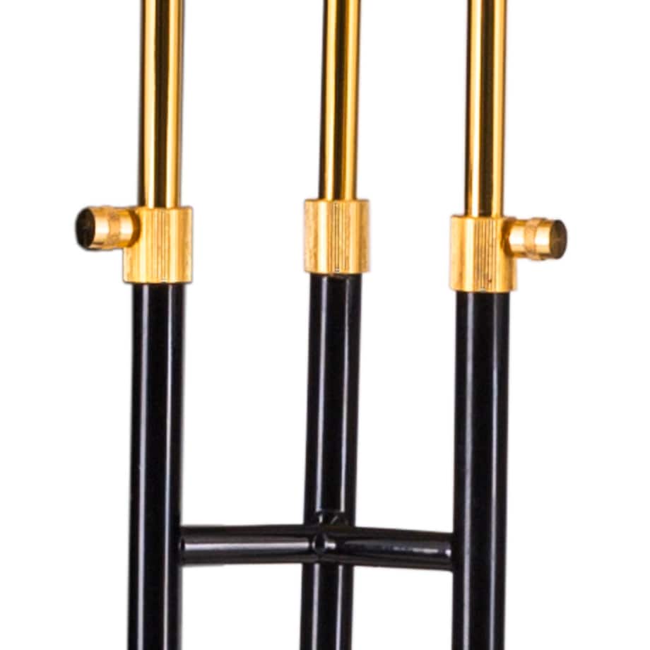Podłogowa lampa regulowana Golden pipe ST-5718-3 Step tuby złota czarna